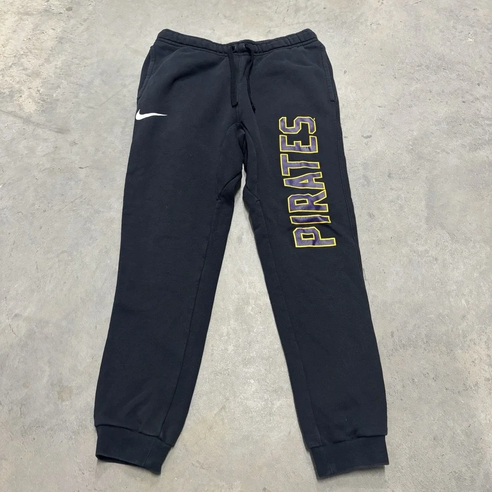 Nike Sweatpants Black Medium Pirates Drawstring